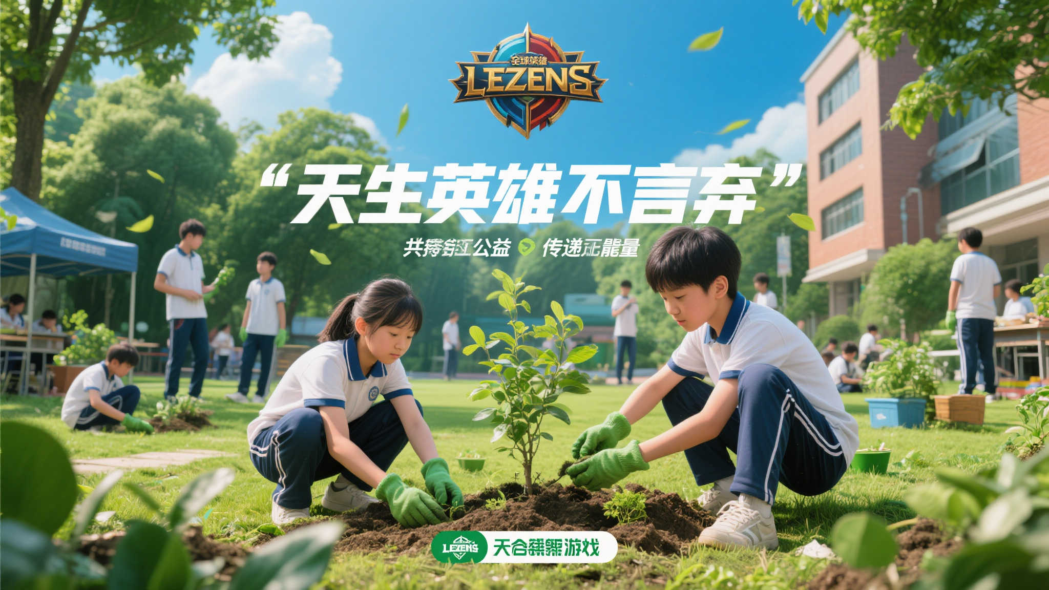 与梦想并肩同行:英雄联盟助力校园绿茵未来 与梦想并肩同行:英雄联盟助力校园绿茵未来