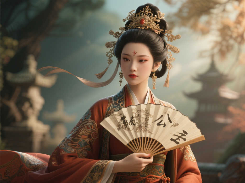 大神打造铁扇公主3D渲染图:邀你与妈妈共品茶香! 大神打造铁扇公主3D渲染图:邀你与妈妈共品茶香!