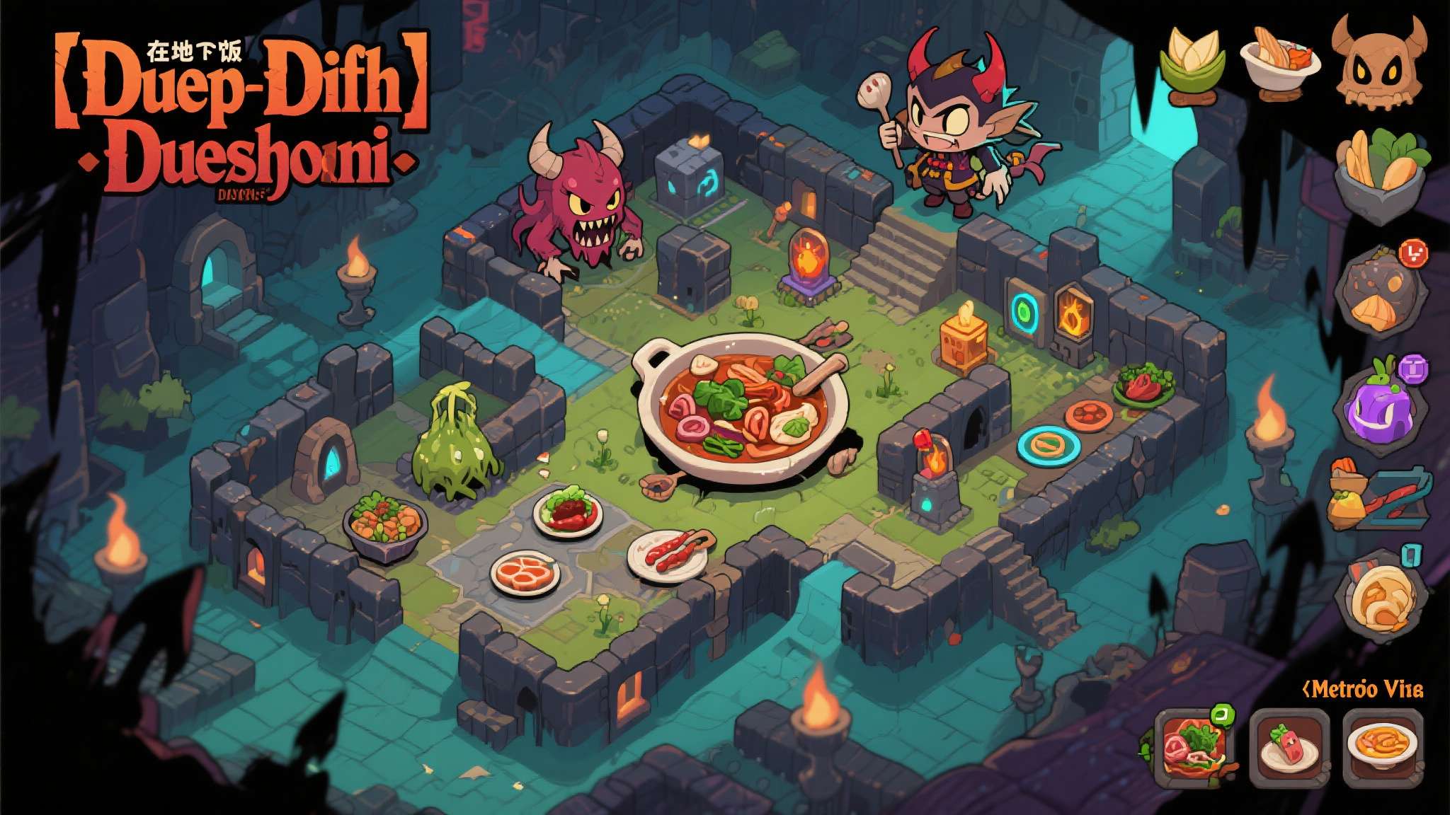 Raw Fury新作《Deep Dish Dungeon》将于今秋加入 XGP，真·恶魔城版迷宫饭来袭！